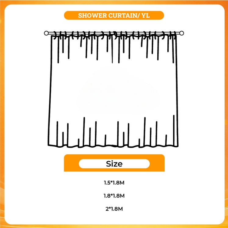 3D shower curtain - Labrador Shop UK
