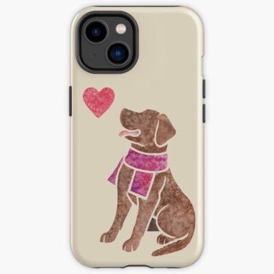 Watercolour Labrador Retriever Chocolate Artwork Iphone Case