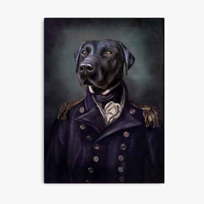 Labrador Portrait Jake Artwork Illustration Poster