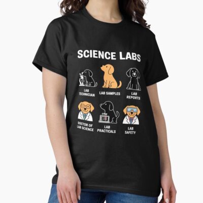 Labrador Retriever Science Labs Teacher Lab T-shirt