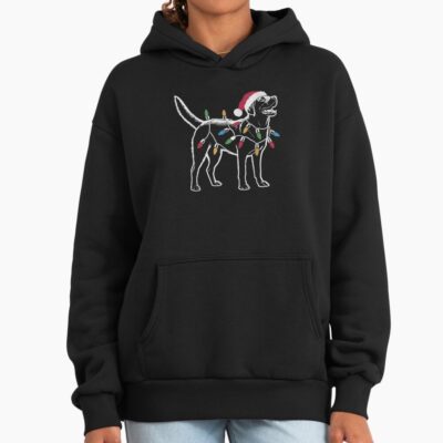 Funny Santa Labrador Christmas Hoodie