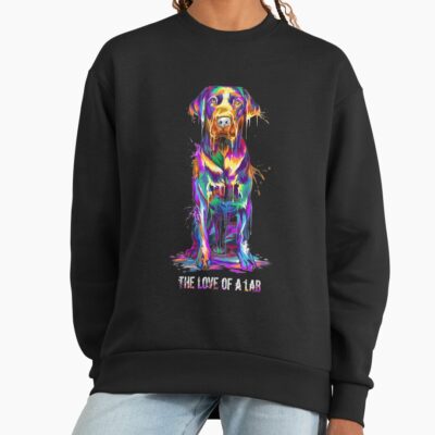 Love Labrador Retriever Artwork Design Sweatshirt