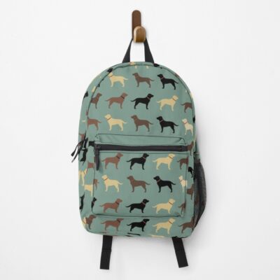 Labrador Retriever Dog Silhouettes Pattern Simple Backpack