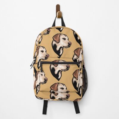 Labrador Portrait Artwork Illustration Style Backpack